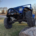 ~(40 lbs. 40X12X12)~ Jeep YJ TJ LJ Front Bumper Bare Steel Motobilt