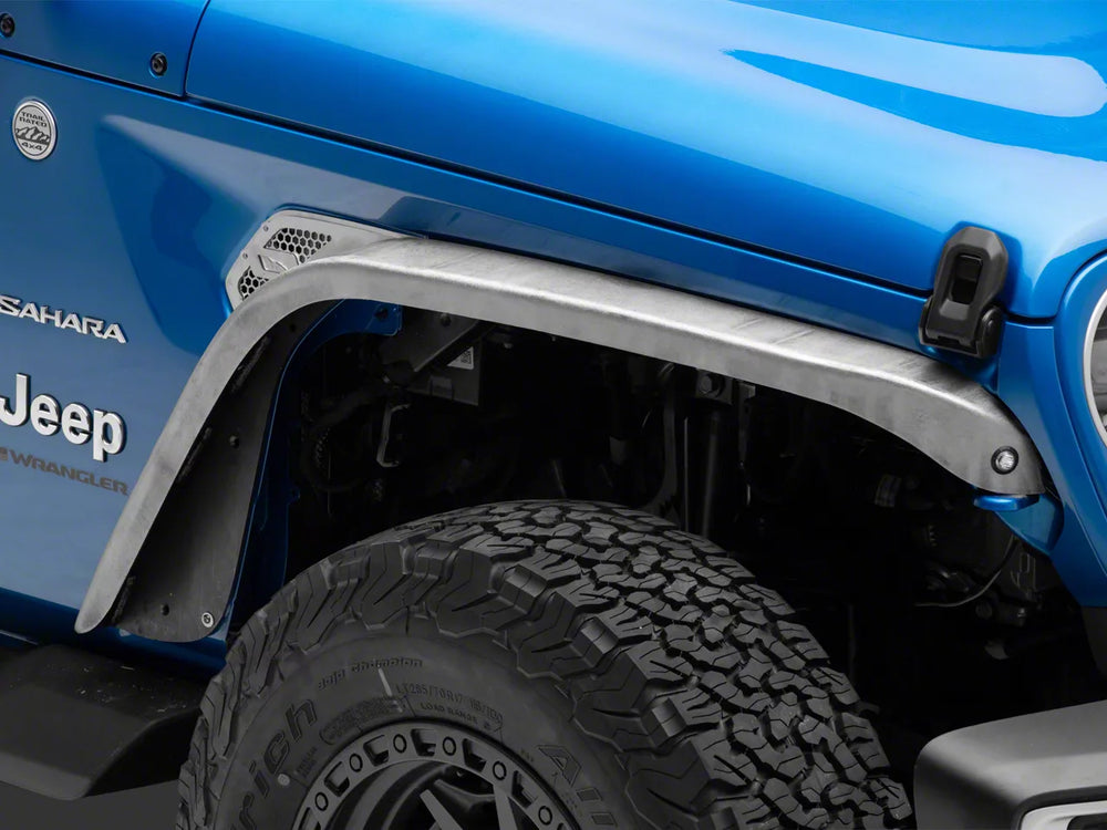 Front and Rear Fender Flare Package for 2018-Present Jeep Wrangler JL JLU Motobilt