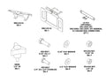License Plate Relocator Light Mount for MB1116 Fits Jeep YJ-TJ-LJ Motobilt