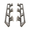FRAME MOUNTED ROCKER GUARDS FOR JEEP JKU 4 DOOR
