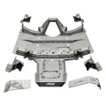 4 Link Suspension Bracket Kit With Skid Plate For 12-18 Jeep JKU Bare Steel Motobilt
