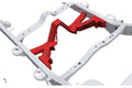4 Link Rear Suspension Brackets With Crossmember For Jeep JKU Bare Steel Motobilt