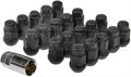 MATTE BLACK ACORN NUT LOCK SET M12-