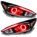 Oracle 15-17 Ford Focus RS/ST DRL Upgrade w/ Halo Kit - ColorSHIFT w/ BC1 Controller