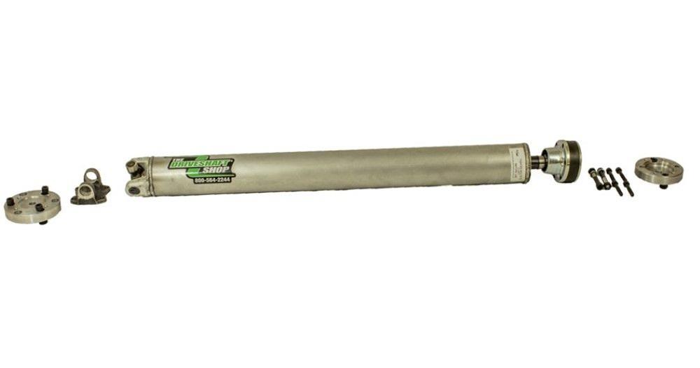 DSS 93-98 Toyota Supra Turbo Automatic 1-Piece 4in Aluminum CV Driveshaft w/ Conversion Plates