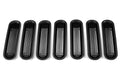 Rugged Ridge Billet Grille Insert Black 07-18 Jeep Wrangler JK