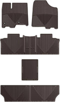 WeatherTech Cocoa Front Rear and Rear All-Weather Floor Mats Fits -20-20 Sienna WTCC292244247245