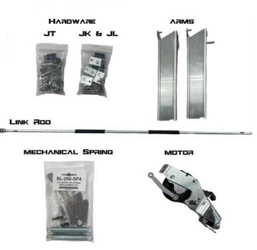 Rock Slide Rebuild Kit Gen2 Step Sliders - JT 4DR DRVR