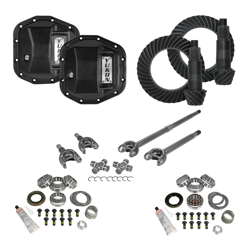 Yukon Stage 3 Jeep JL/JT Re-Gear Kit w/Covers Front Axles Dana 44 4.88 Ratio