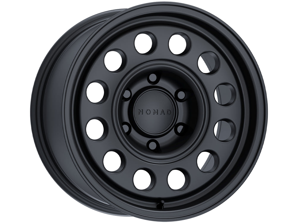 Nomad N501SB Convoy 15x7in / 5x114.3 BP / -10mm Offset / 83.82mm Bore - Satin Black Wheel