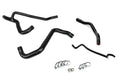 HPS Performance Black Reinforced Silicone Radiator Hose Kit Coolant for Ford 07-10 Mustang GT V8