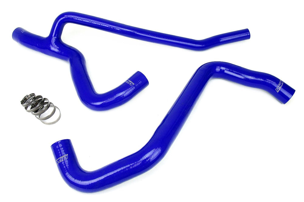 HPS Performance Blue Reinforced Silicone Radiator Hose Kit Coolant for Ford 07-10 Mustang GT V8
