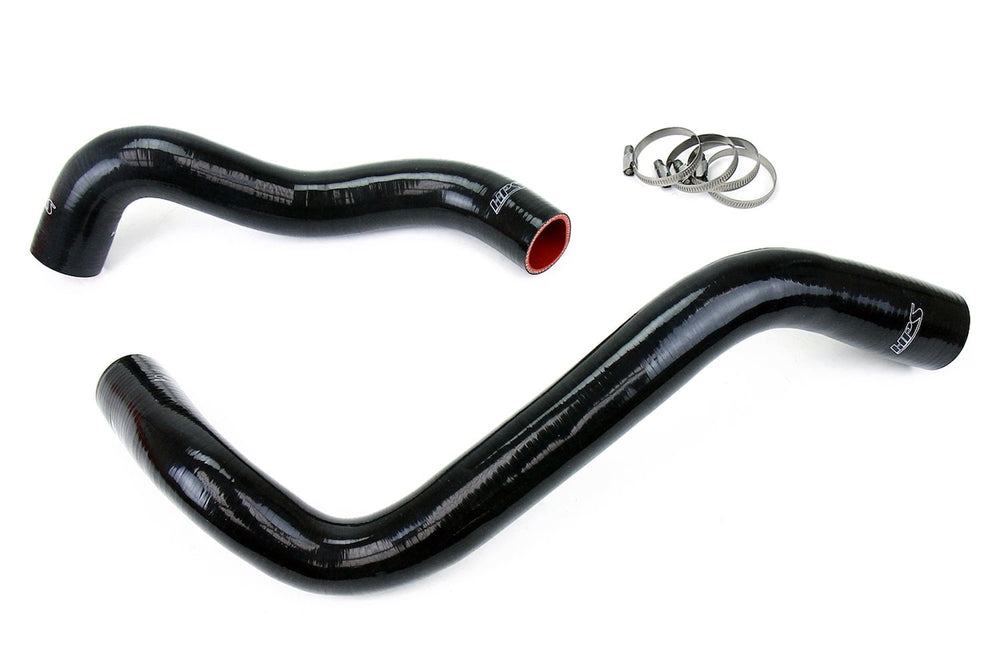HPS Performance Black Reinforced Silicone Radiator Hose Kit Coolant for Ford 99-01 F250 Superduty w/ 7.3L Diesel Single Alternator