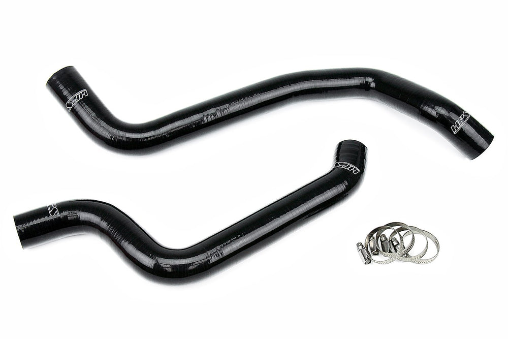 HPS Performance Black Reinforced Silicone Radiator Hose Kit Coolant for Dodge 91-96 Stealth DOHC NA Turbo