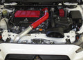 HPS Performance Red Reinforced Silicone Intercooler Hose Kit for Mitsubishi Lancer EVO 10 X US-Spec