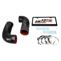 HPS Performance Silicone Post MAF Dual Air Intake Tubes Kit Black 5.0L V8 for BMW 98-03 M5 E39