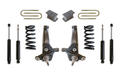 MaxTrac 07-14 GM SUV 2in-4in Lowering Spindle Kit