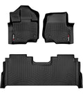 WeatherTech 2015+ Ford F-150 SuperCrew / SuperCab Front & Rear Floorliner HP - Black