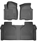 WeatherTech 2015+ Ford F-150 SuperCrew / SuperCab Front & Rear Floorliner HP - Black
