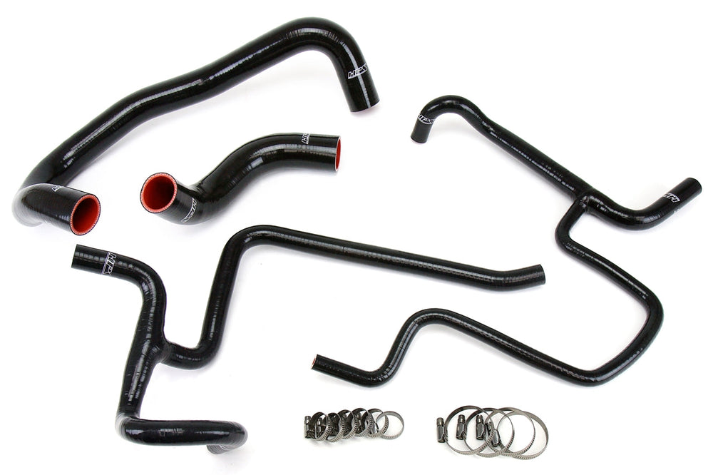 HPS Performance Black Reinforced Silicone Radiator + Heater Hose Kit for Chrysler 2005-2010 300C SRT8 6.1L V8