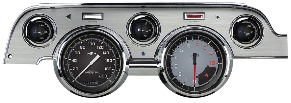 AUTO CROSS 1967-68 MUSTANG 5 GAUGE GREY