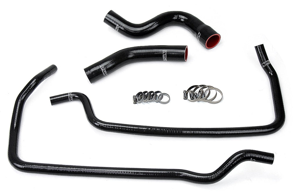 HPS Performance Black Reinforced Silicone Radiator + Heater Hose Kit Coolant for Jeep 01-04 Grand Cherokee WJ 4.7L V8