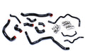 HPS Performance Reinforced Black Silicone Radiator + Heater Hose Kit Coolant for Audi 06-08 A3 2.0T Turbo FSI Left Hand Drive