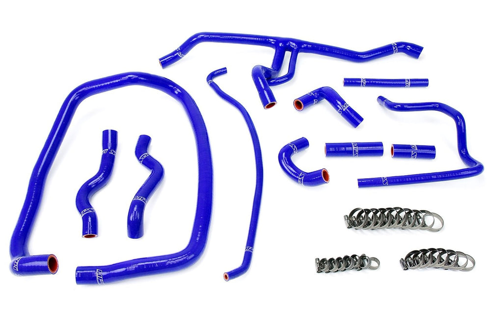 ***Discontinued***HPS Performance Blue Reinforced Silicone Heater Hose Kit Coolant for BMW 96-99 E36 M3 Left Hand Drive