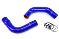 HPS Performance Blue Reinforced Silicone Radiator Hose Kit Coolant for Jeep 76-86 CJ7 4.2L