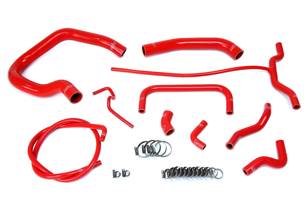 HPS Performance Reinforced Red Silicone Radiator + Heater Hose Kit Coolant for Ford 04-11 Ranger 4.0L V6