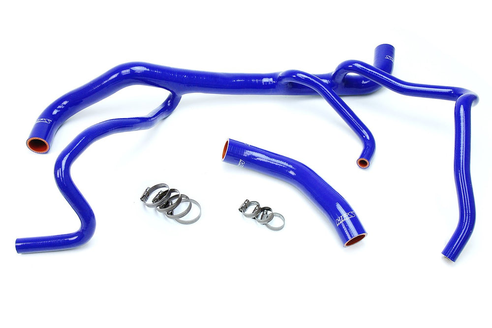 HPS Performance Blue Reinforced Silicone Radiator Hose Kit Coolant for Chevy 16-17 Camaro SS Coupe 6.2L V8