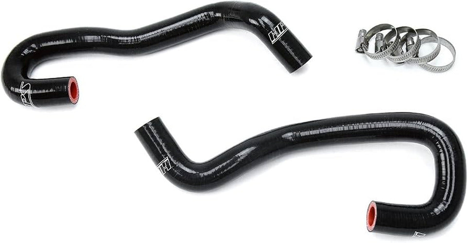 HPS Performance Black Reinforced Silicone Heater Hose Kit Coolant for Toyota 07-10 Tundra 4.0L V6
