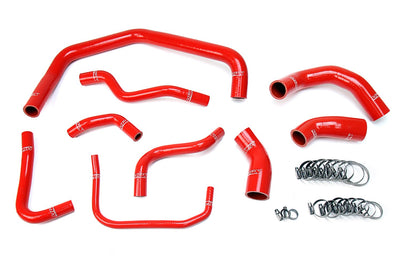 HPS Performance Red Reinforced Silicone Radiator Hose Kit Coolant for Ford 03-04 Mustang SVT Cobra 4.6L V8 Supercharged