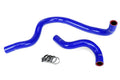 HPS Performance Blue Reinforced Silicone Radiator Hose Kit Coolant for Honda 97-01 Prelude 2.2L