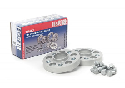H&R Trak+ 30mm DRA Wheel Spacer 5/130 Bolt Pattern 71.6 Center Bore Bolt 14x1.5 Thread - Black