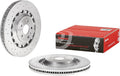 Brembo 15-18 Porsche Macan Front Grooved UV Coated Rotor