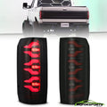 AlphaRex 07-13 GMC Sierra 1500/2500HD/3500HD Luxx Series LED Tail Lights - Alpha Black
