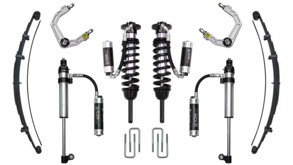 2021-2024 Ford F-150 Tremor 2.5-3 Inch Lift Stage 3 Suspension System Billet W/ Leaf Packs Icon Vehicle Dynamics