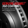 Power Stop 09-10 Hyundai Sonata Front and Rear Z17 Coated Brake Kit