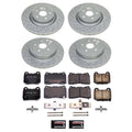 Power Stop 2021 Subaru WRX Front and Rear Z17 Coated Brake Kit