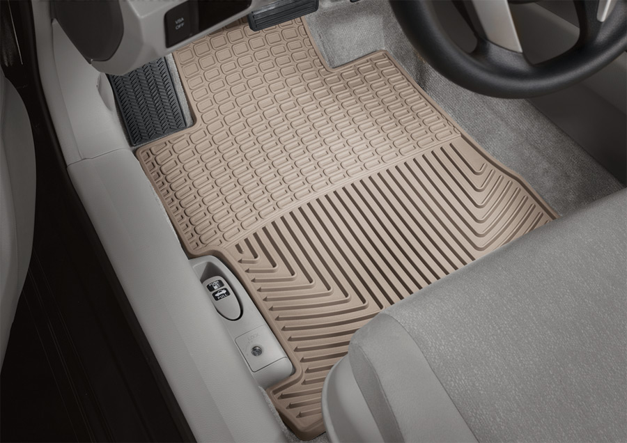 WeatherTech 21-23 Hyundai Santa Fe Front and Rear All-Weather Floor Mats - Tan