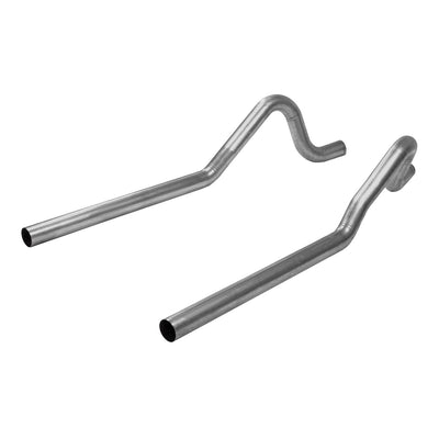 Pre-Bent Tailpipes 1962-1974 Mopar B-Body 3.0 Inch Mandrel Bent Aluminized Steel Tailpipes Flowmaster