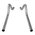 Pre-Bent Tailpipes 1962-1974 Mopar B-Body 3.0 Inch Mandrel Bent Aluminized Steel Tailpipes Flowmaster