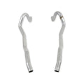 Pre-Bent Tailpipes Fits 1963-1974 Mopar A-Body 2.5-Inch Mandrel Bent Aluminized Steel Tailpipes Flowmaster