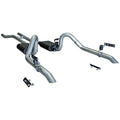 American Thunder Crossmember-Back Exhaust System 1967-1970 Ford Mustang With V8 Engine, 2.5 Inch Pipes Aggressive Sound Flowmaster