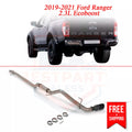 Flow Fx Cat-Back Exhaust System Fits 2019-2023 Ford Ranger 2.3L Ecoboost, Crew Cab & Extended Cab, 2/4 Wd With 126.8-Inch Wheelbase Aggressive To Moderate Sound Flowmaster