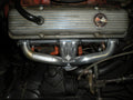 Scavenger Series Elite Header Fits 1957-1974 Corvette, Universal Center Dump, 327/350, V8, Shorty Headers 1-5/8 inch Primary 16 Gauge Tubing 3/8 Inch Flange Silver Ceramic Coating Carb Eo D-698, 409S Stainless Steel Flowmaster