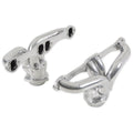 Scavenger Series Elite Header Fits 1957-1974 Corvette, Universal Center Dump, 327/350, V8, Shorty Headers 1-5/8 inch Primary 16 Gauge Tubing 3/8 Inch Flange Silver Ceramic Coating Carb Eo D-698, 409S Stainless Steel Flowmaster