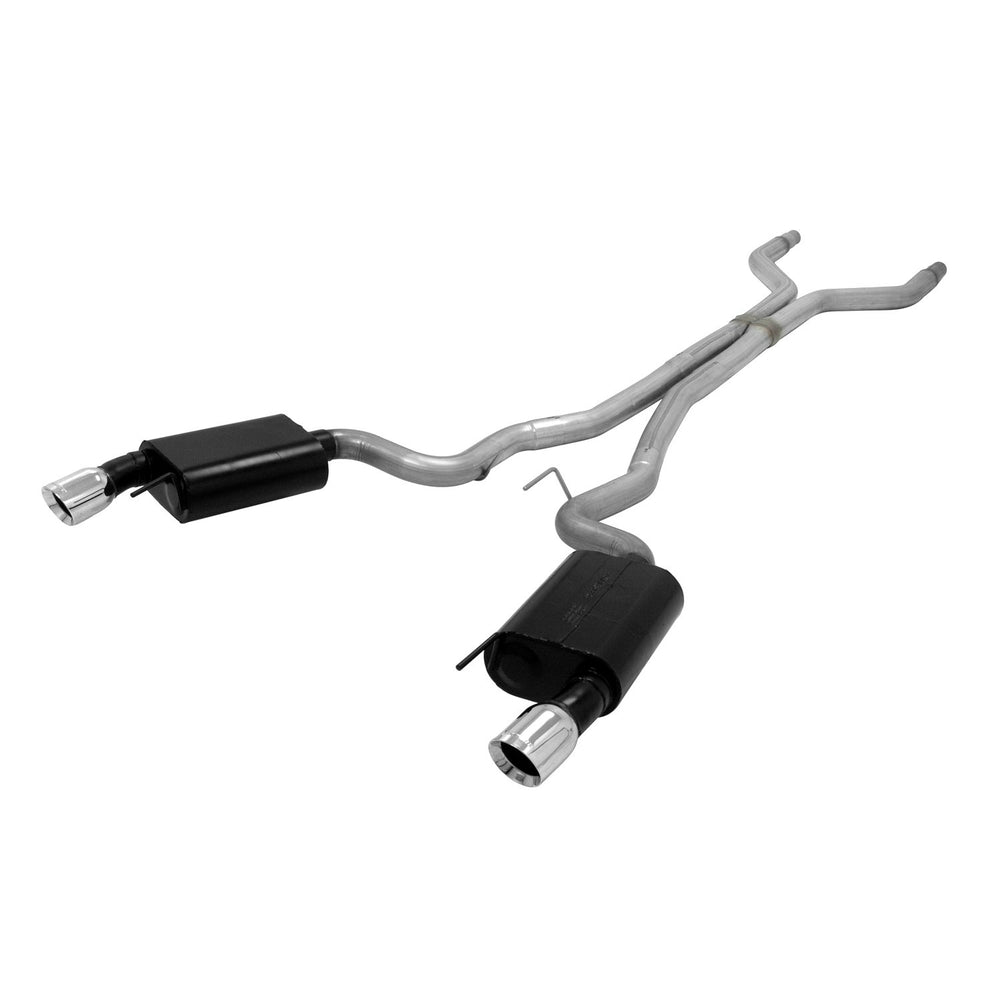 American Thunder Cat-Back Exhaust System Fits 2015-2017 Ford Mustang Gt 5.0L Coupe, 3.0-Inch Stainless Steel Aggressive To Moderate Sound Flowmaster