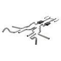 American Thunder Crossmember-Back Exhaust System Fits 1967-1972 Ford F-100/250/350 V8 Without Side Tank, 2Wd Short And Long Bed, 2.5 Inch 409 Stainless Steel, Dual Exit Flowmaster
